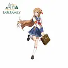 EARLFAMILY 13 см x 8,6 см для искусства меча онлайн Юки Асуна наклейки на лобовое стекло мотоцикла Наклейка аниме мультфильм RV украшение