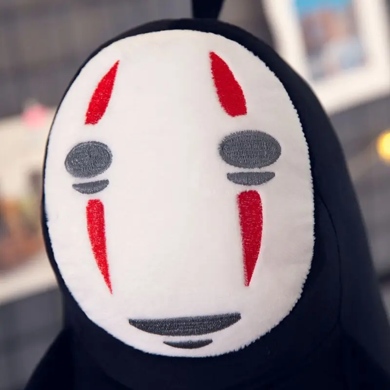 

Pillow key chain Cartoon plush doll Spirited Away No Face man Keychains car bag pendant Keyring fashion Jewelry Accessories 2020
