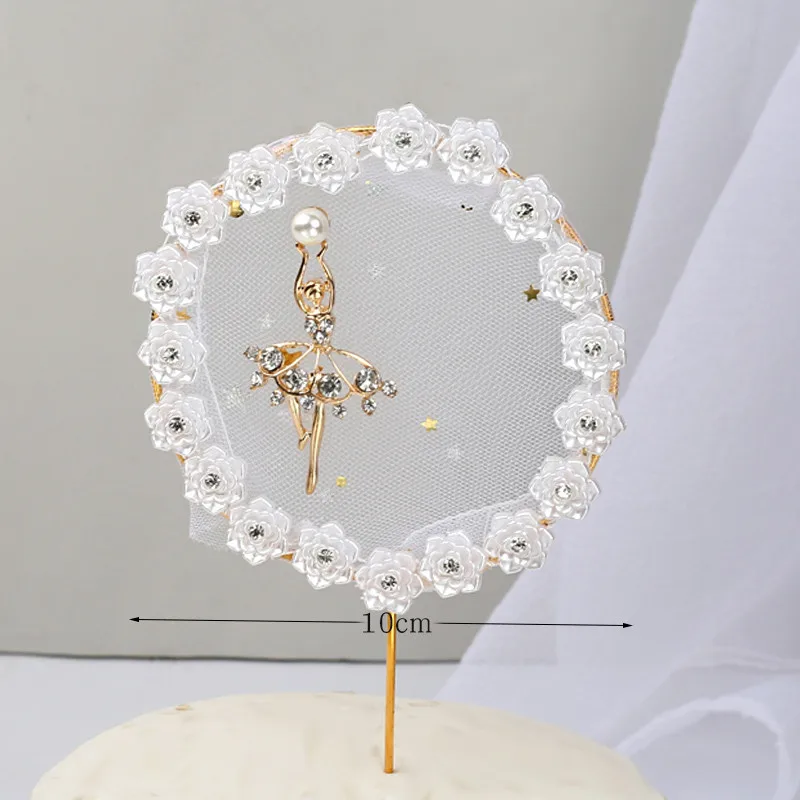 Ballet Girl Cake Decoration Happy Birthday Party Dessert Baking Topper Decor | Дом и сад