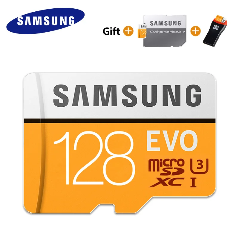 128 ГБ SAMSUNG EVO+ Micro SD 32G SDHC класс 10 карта памяти C10 UHS-I TF/SD карты транс флэш SDXC 64 Гб 128 ГБ картао де Мемория - Емкость: 128 ГБ