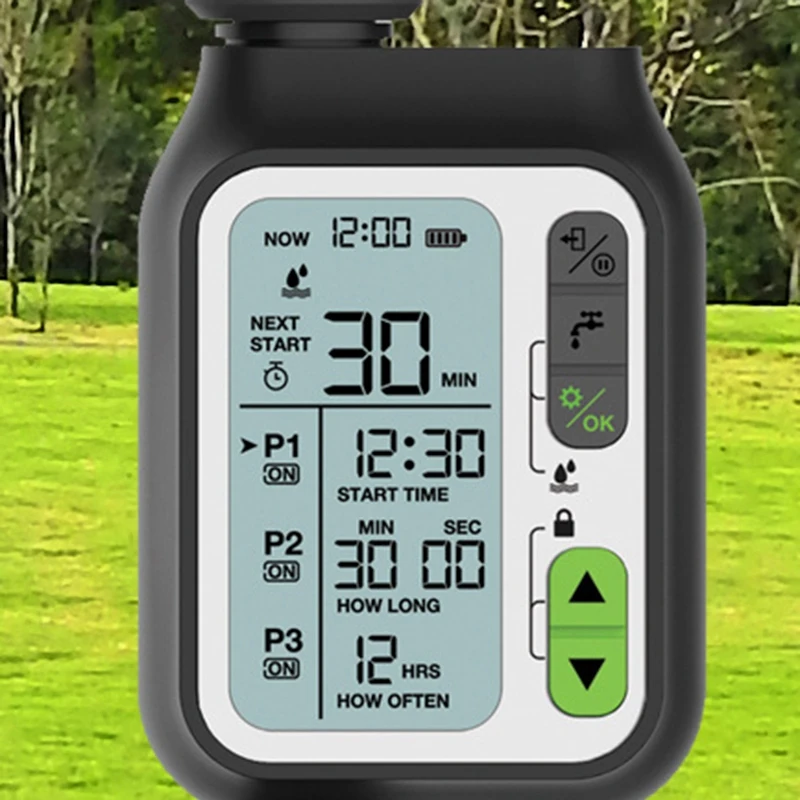 

Irrigation Timer LCD Screen Electronic Automatic Sprinkler Controller Outdoor Garden Watering Device Irrigation Tool