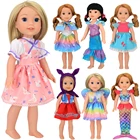 Мини-игрушки Кукла Одежда для 14 дюймов 35 см силикагель аксессуары для ползания куклы модное платье принцессы, спальный мешок подарок для девочки