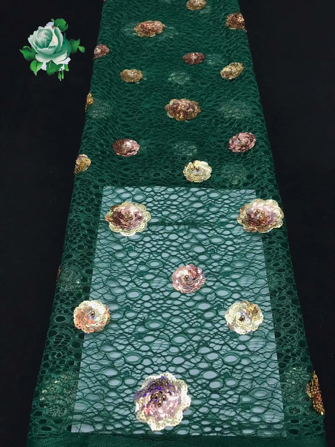 Шнур кружевная ткань дизайн 2020 нигерийский Тюль Вышивка женское кружево 5 ярдов