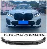 fits for bmw x5 g05 2019 2020 2021 high quality carbon fiber bumper front lip protector