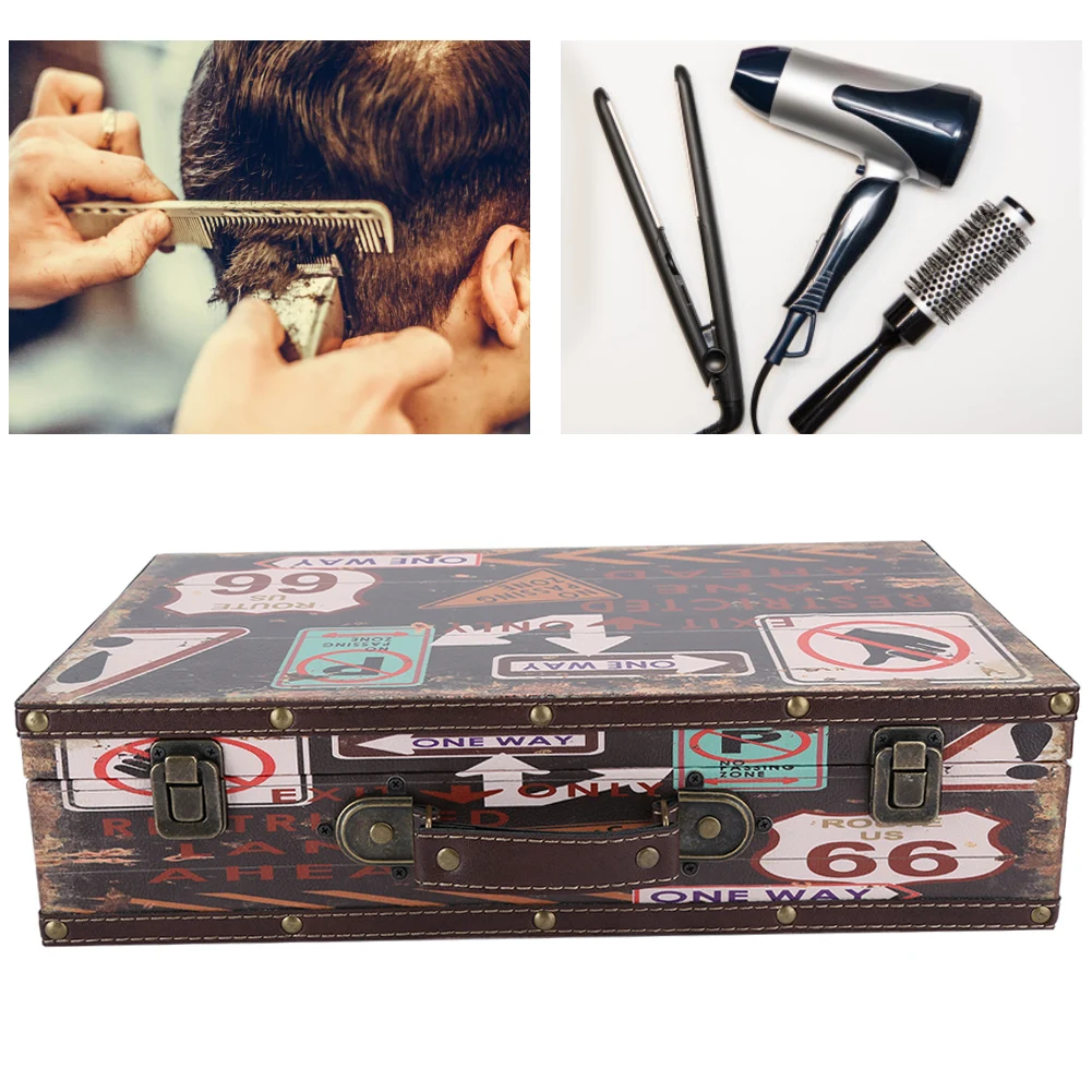 Портативный ящик для хранения парикмахерских инструментов парикмахерская