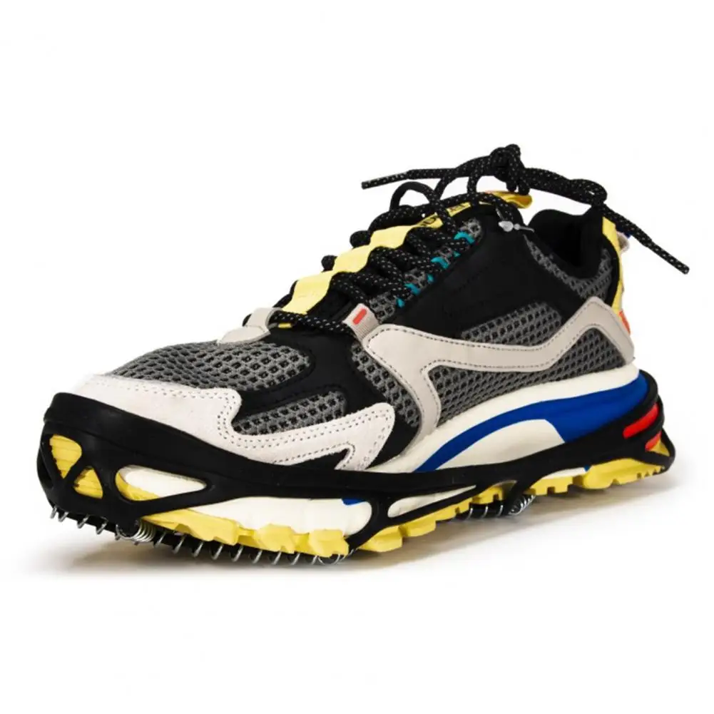 

1 Pair High Quality Corrosion Resistant Shoes Ice Grippers Easy to Use Crampons Traction Cleats Anti Skid for Hiking