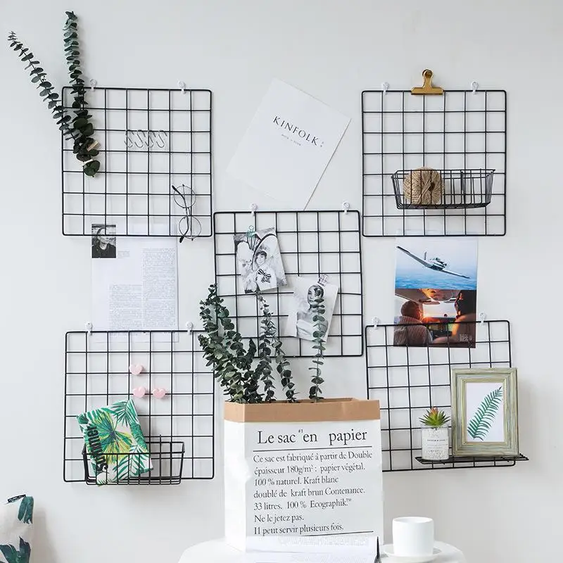 Металлическая сетчатая рамка для фотографий сделай сам настенная подвесная