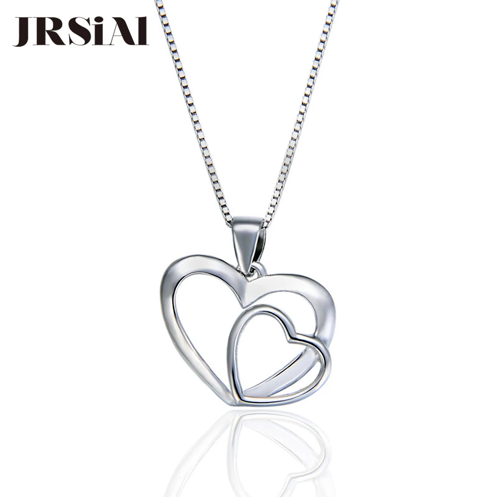 Женское ожерелье из серебра 925 пробы с кулоном | Украшения и аксессуары