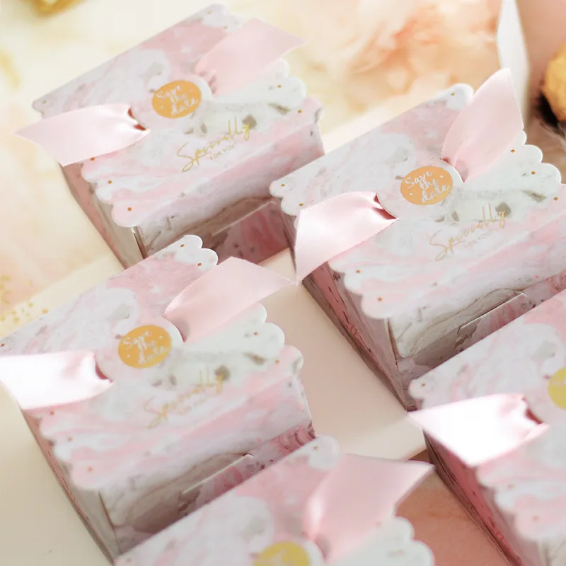 Коробка для конфет розовая Подарочная коробка специально вас детского дня