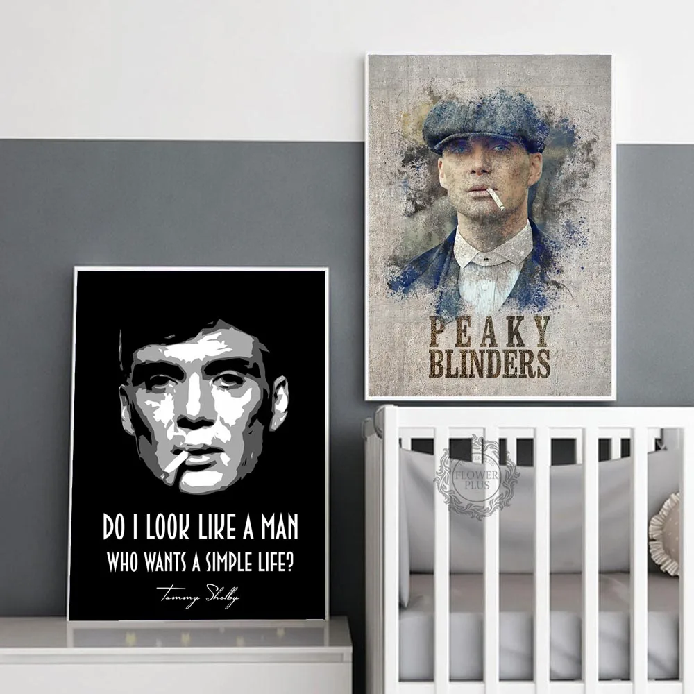 

Peaky Blinders Shelby Fan Artwork Wall Art Canvas Painting Poster For Home Decor Posters And Prints Pictures