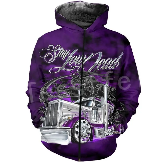 

LIASOSO I AM Trucker Driver Truck Worker New Fashion Sweatshirt Crewneck 3DPrint Casual Hoodies Men/Women Clothes Men