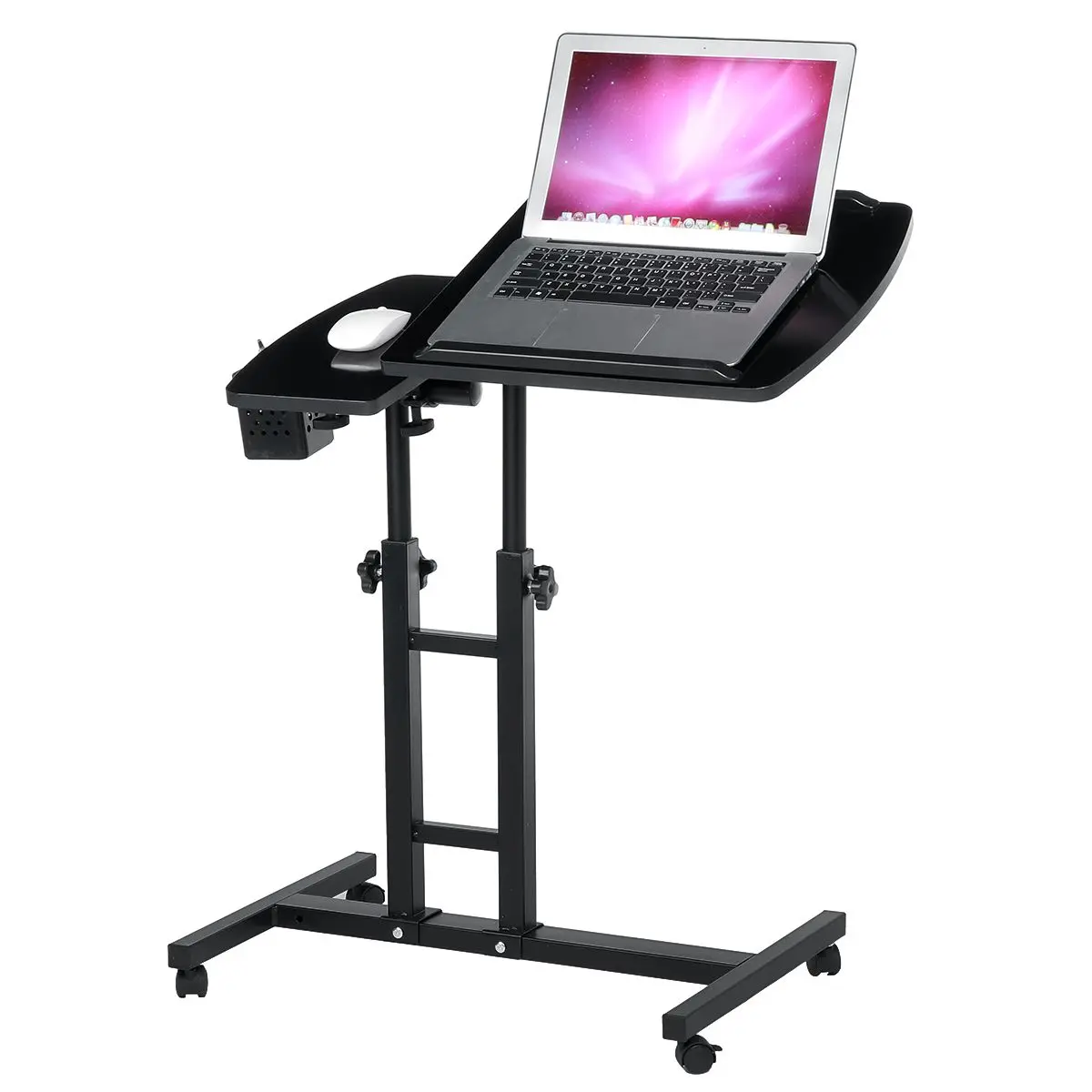 Foldable Computer Table Portable Standing Desk Bed Side 65-95cm Height Adjustable Laptop table Furniture for Living Room | Мебель