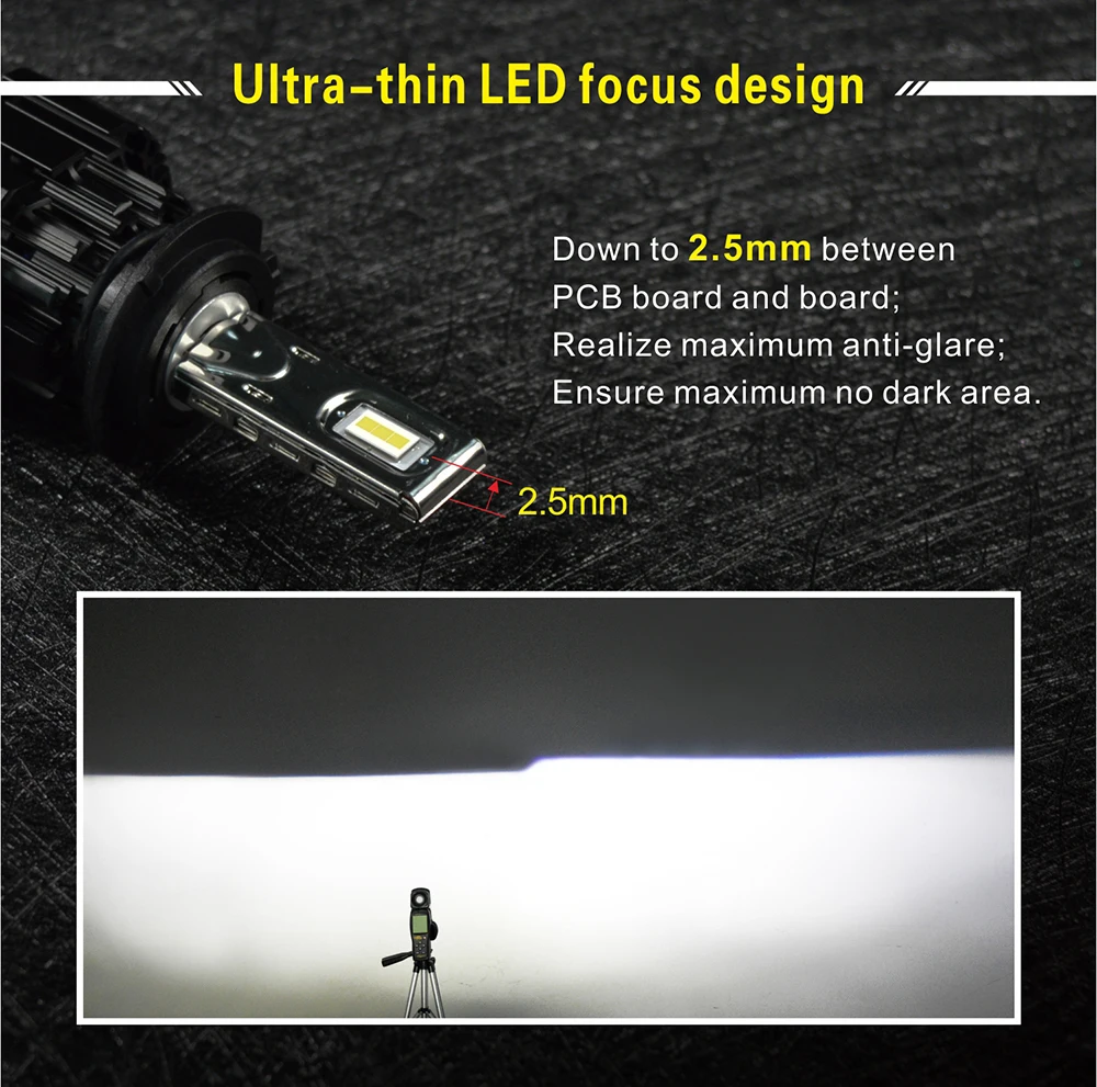 2 шт. H8 H11 лампа H4 Led H7 H1 H3 автомобильные лампы для передних фар для авто P9 H27 881 HB3 HB4 Светодиодные Автомобильные 12В 100W 13600LM 6000K