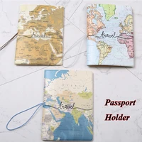 passport portable air ticket passport package convenient passport bag passport case travel map holder protective clip travel map