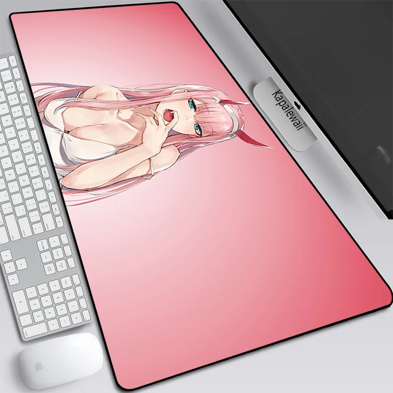 

Extra Large Mouse Pad Big Computer Gaming Mousepad Zero Two Darling in the FranXX Anti-slip with Locking Edge Gaming Mouse Mat