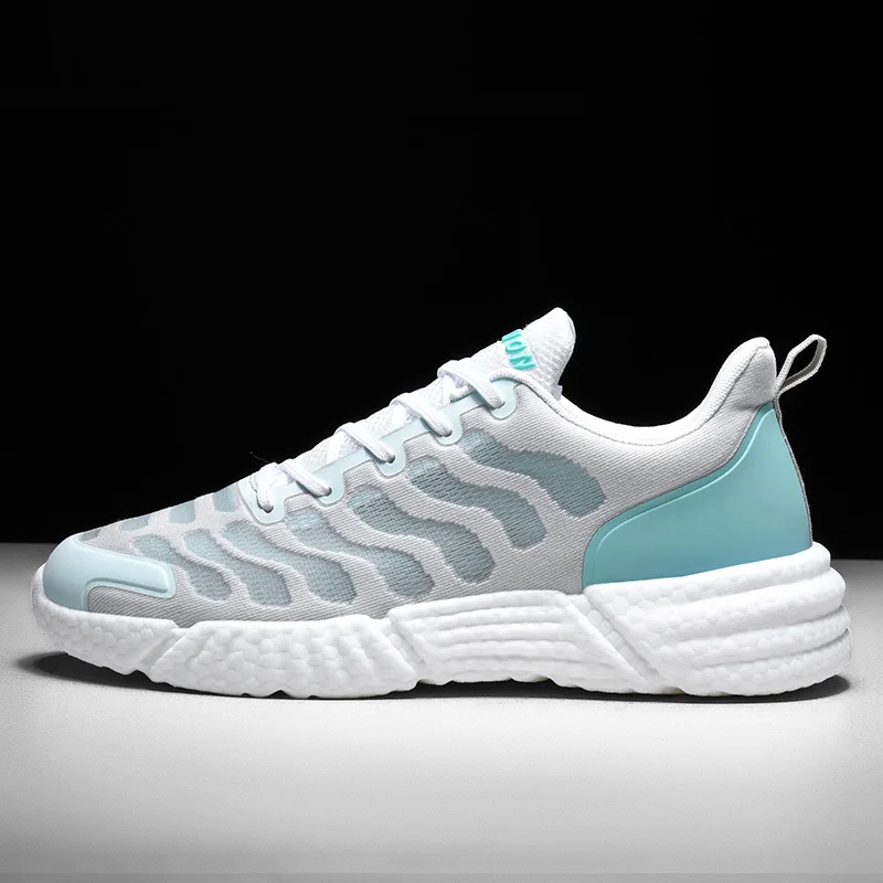 Кроссовки мужские прогулочные дышащие сетчатые удобная повседневная обувь