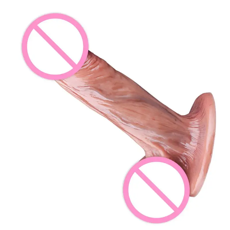 Реалистичный фаллоимитатор с присоской имитация пениса точка G анальная
