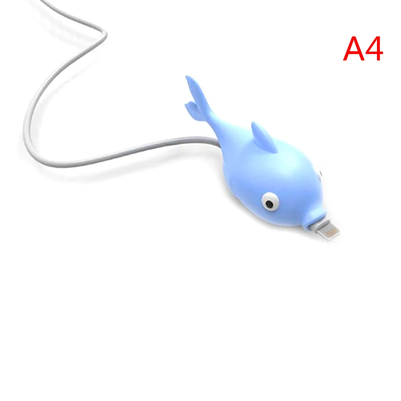 

1PC Plastic Cartoon Animal Bite Cable Protector Protective Cover For Phone USB Charging Cable Organizer Fun Toy Gift 11 Styles