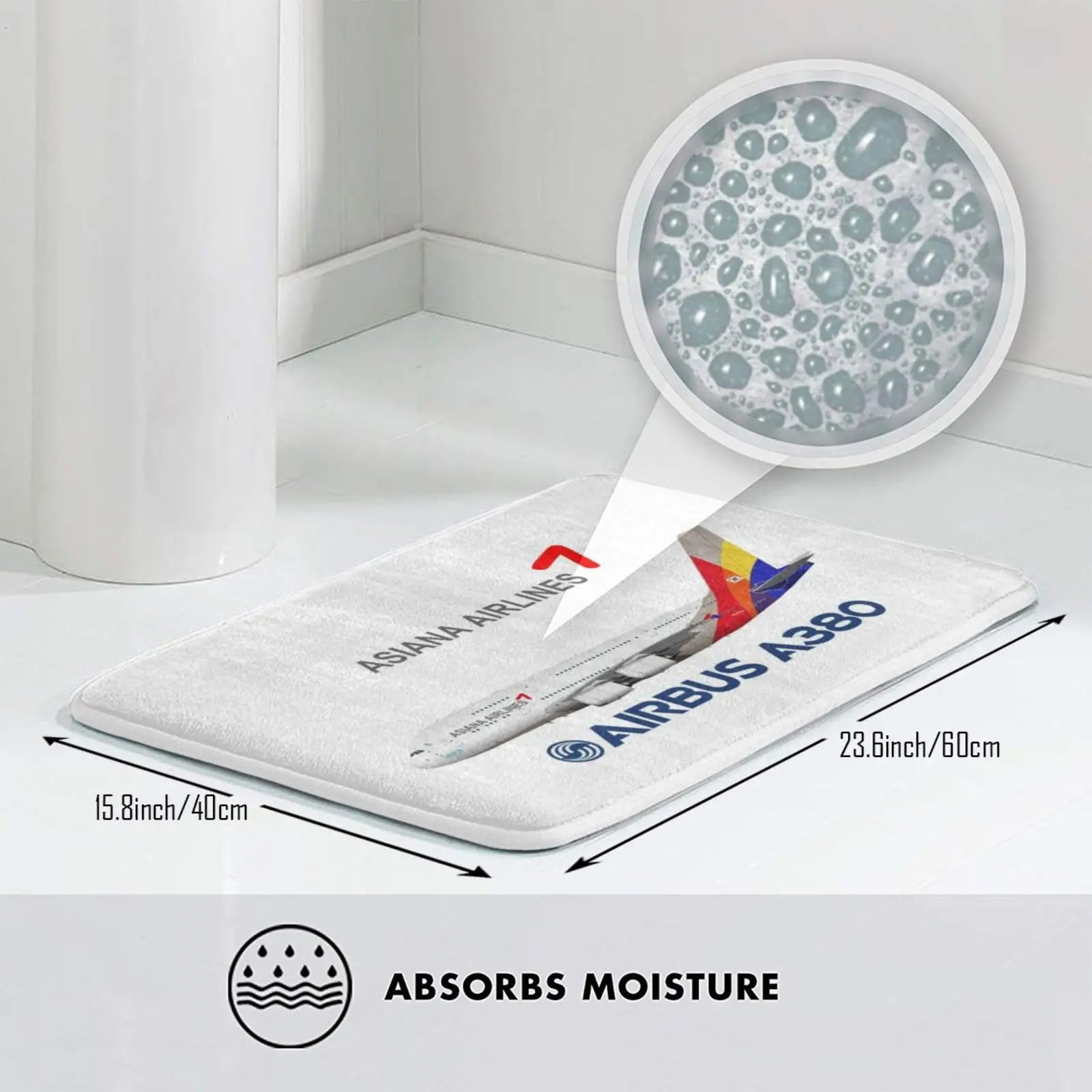 Иллюстрация сианы модель еженедельника коврик подушка для аэробусов A380 Asiana South