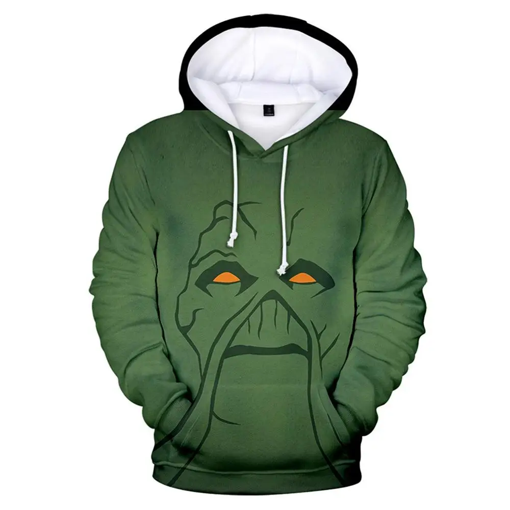 Толстовки с капюшоном Swamp Thing свитшоты для мужчин и женщин толстовка костюм