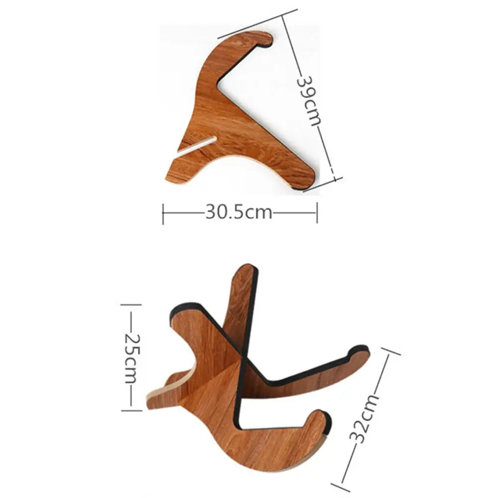 

Guitar Guitar Bass Violin Display Stand Rack Accessories Folk Classical Acoustic Guitar Portable Ukulele Wooden Foldable Holder
