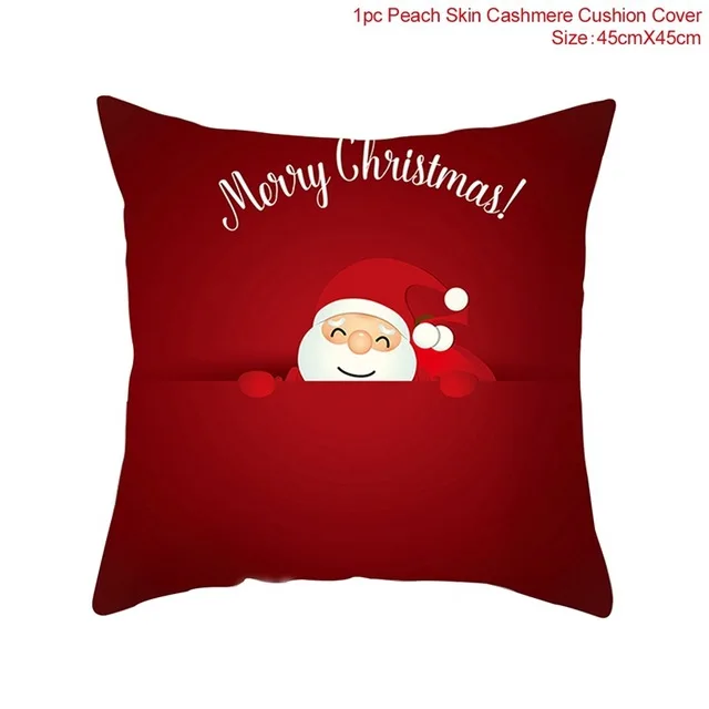 Xmas Pillowcase 38 Рождественская наволочка с орнаментом, Рождественское украшение для дома, Рождественская декорация, Noel Navidad,, новогодний подарок,, Рождественский натальный - Цвет: Xmas Pillowcase 38