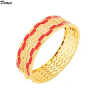 donia jewelry new shell bracelet inlaid with aaa zircon gold plated bracelet luxury womens honeycomb bracelet selling well