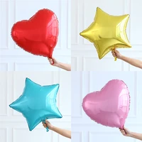 24inch75cm huge star heart foil balloons valentines day gifts wedding party decorations red love heart balloon helium kids toys