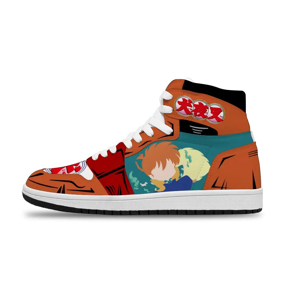 

2021 Japanese Hot Anime Inuyasha Diy Customized Running Non-Slip Basketball Shoes For Men's Unisex Basketball shoes