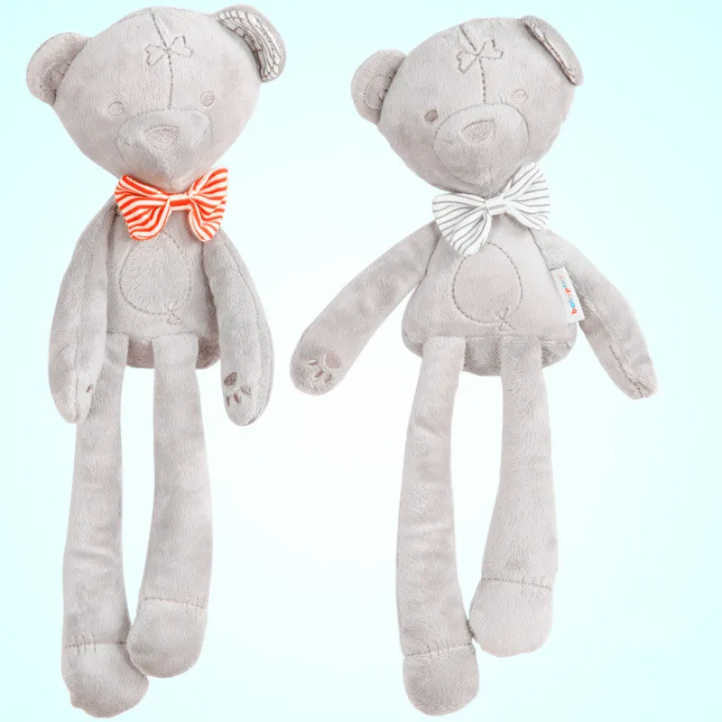 

New Style Plush Stuffed Cute Appease Rabbit Bear Animal Infant Baby Comfort Dolls For Children Kids Birthday Pretty Gift