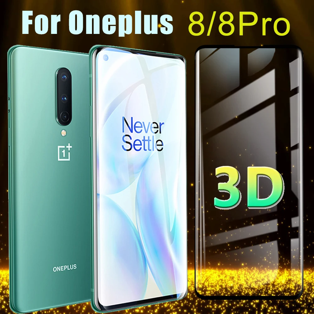 Защитное стекло для Oneplus 8 Pro защитная пленка Защитная Pro8 One Plus 8Pro Armor 1 закаленное 3D