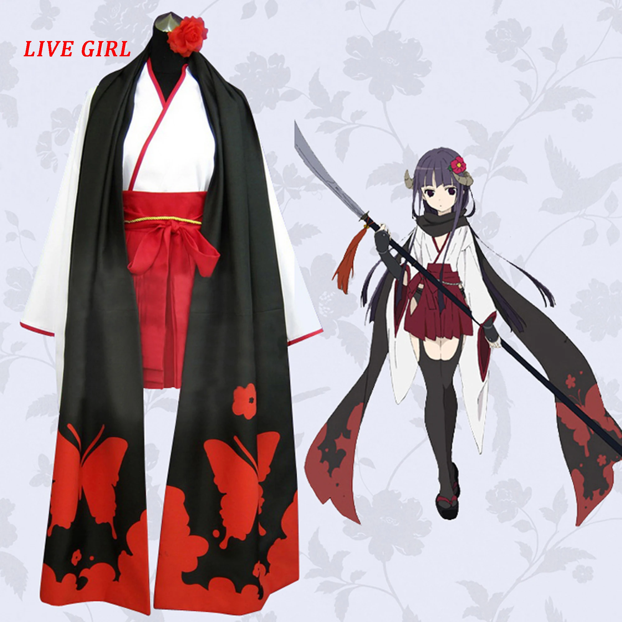 ЛИВА девушка горячие аниме Inu x Boku SS Shirakiin Ririchiyo косплей костюм полный комплект