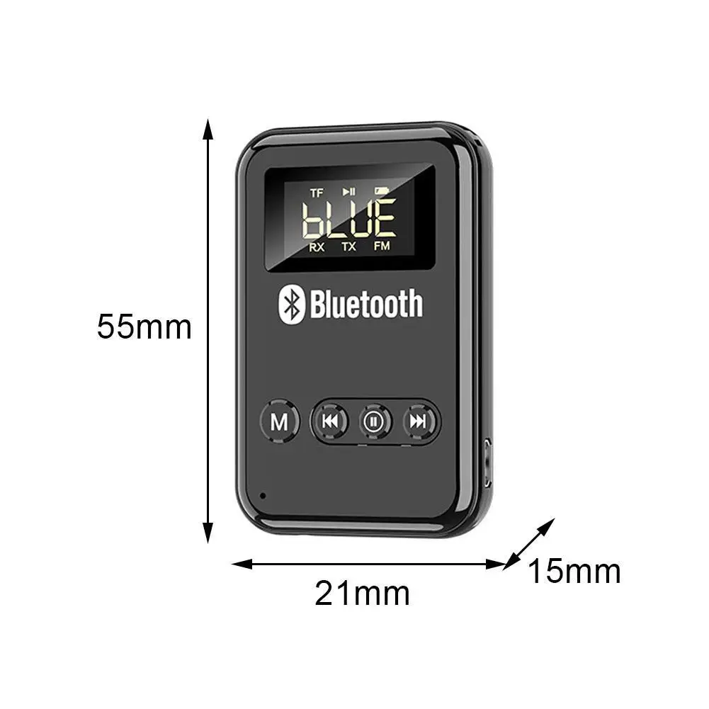 

Car Receiver, Bluetooth-compatible 5.0, Stereo, Fm Transmitter, Hands-free Auxiliary Kit Adapter, Headset M8M7