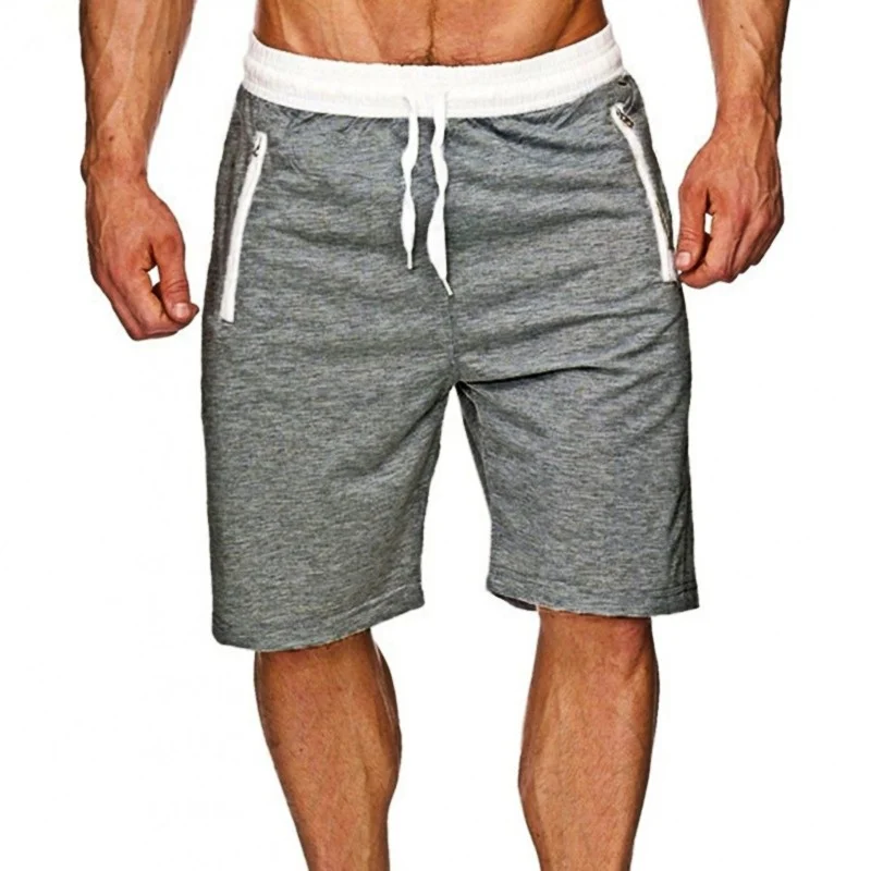 

Летние мужские шорты, спортивные шорты для фитнеса, медленные мужские повседневные шорты с карманами, мужские шорты