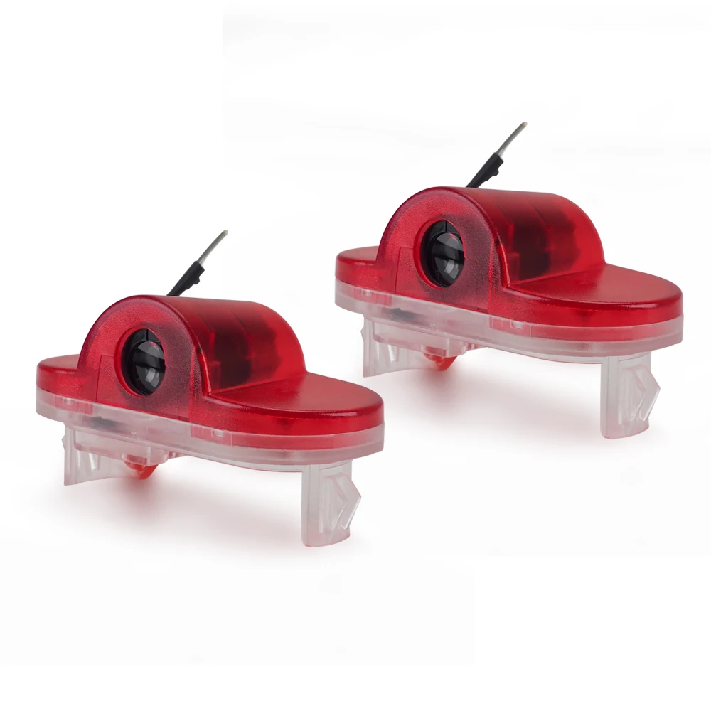 2 шт. Светодиодные Автомобильные дверные фары с логотипом для VW Golf Caddy Lavida Touran Bora