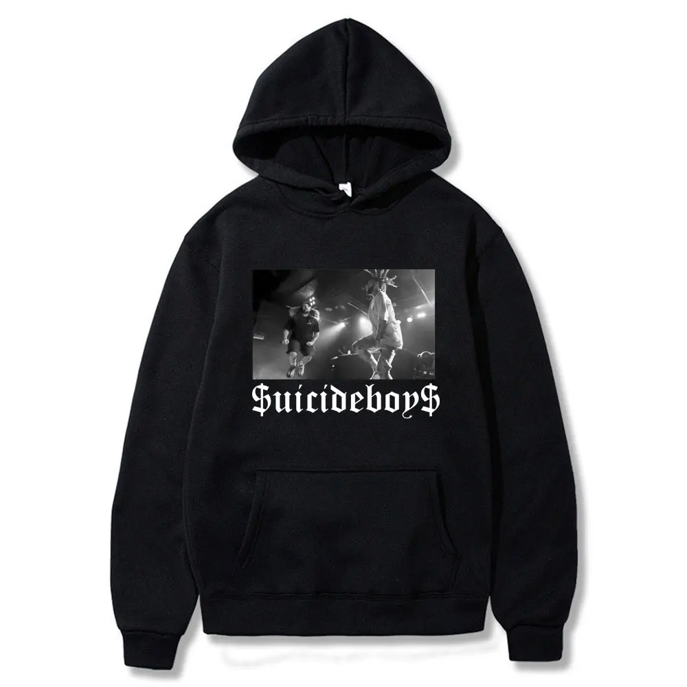 

Mens Hoodies Sweatshirt Women $uicideboy$ STOP STARING AT THE SHADOWS Moletom Streetwear Black Hoodie Pink Clothes Harajuku Top