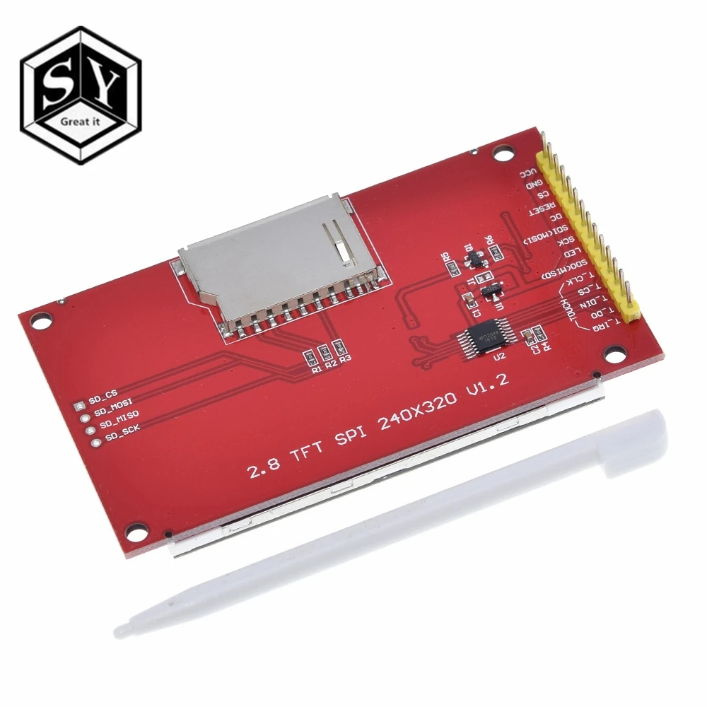 1 шт. Great IT J34 F85 240x320 2 8 &quotSPI TFT ЖК Сенсорная панель последовательный порт Модуль с