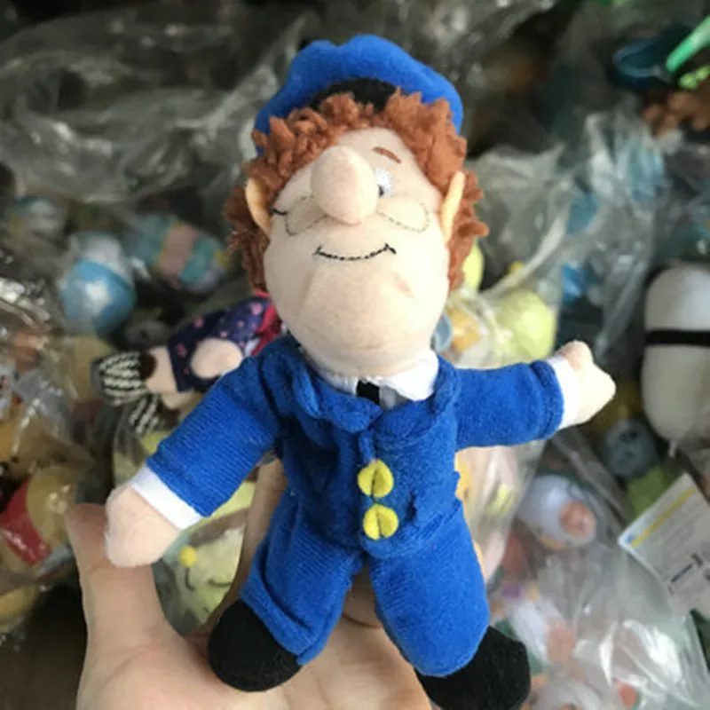 Juguete de peluche de dibujos animados de la serie Postman Pat, tama&ntilde;o Mini por debajo de los 10cm, mu&ntilde;ecos de peluche para dedos, 3 estilos por juego-2
