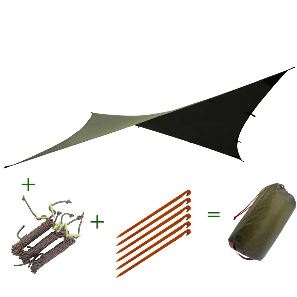 300x300 см Открытый кемпинг ультра легкий от солнца дождя солнцезащитный крем