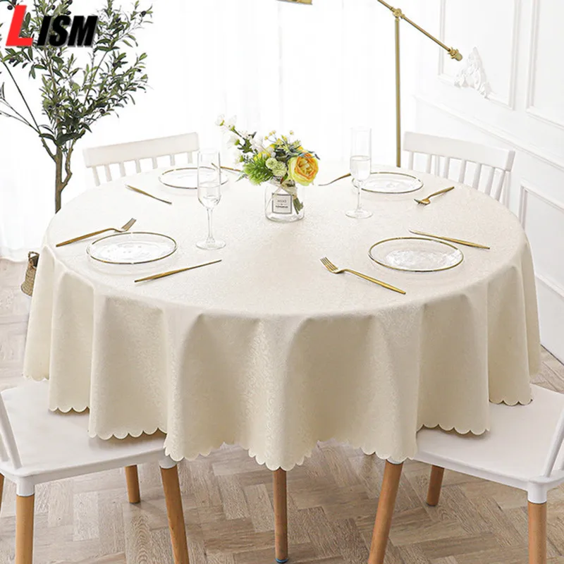 Водостойкие скатерти для круглых столов маслостойкий анти-обжигающий