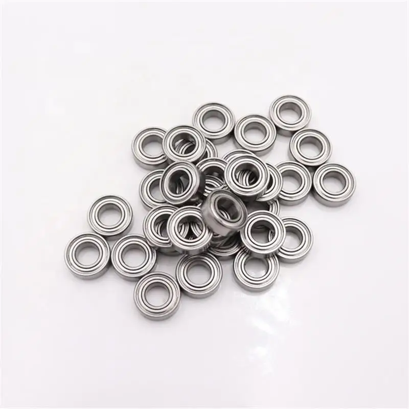 100pcs R144ZZ R144 ZZ shielded bearings inch 1/8 '' x 1/4'' 7/64'' miniature ball bearing 3.175 6.35 2.78 mm |