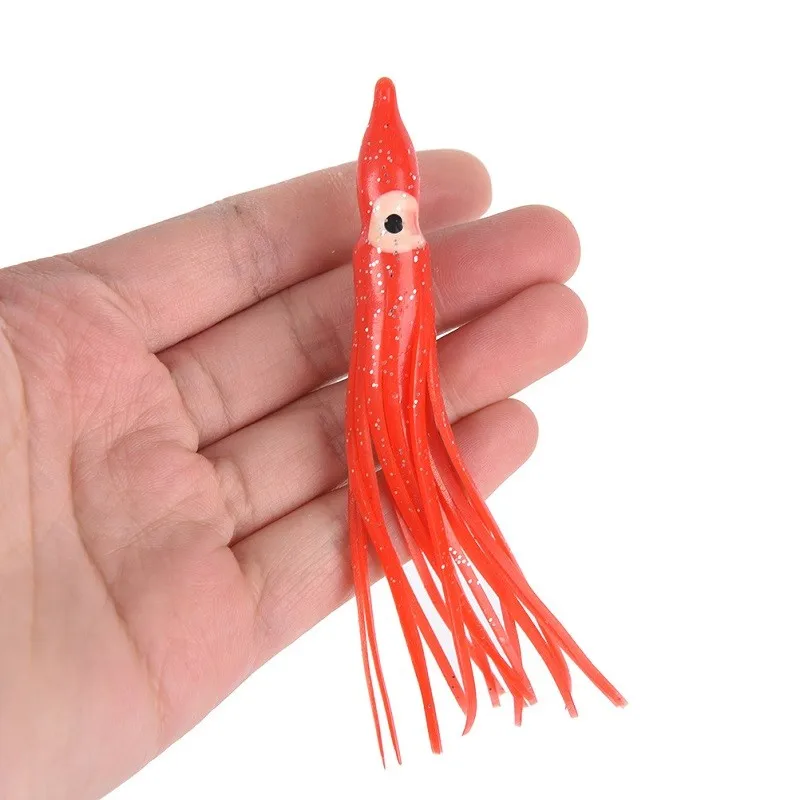 

10Pcs/Pack 9cm Fishing Muppets Silica Gel Top Quality Sea Fishing Muppets Iscas Pesca Sea Fishing Tackle Lure Bait Boat 5 Colour
