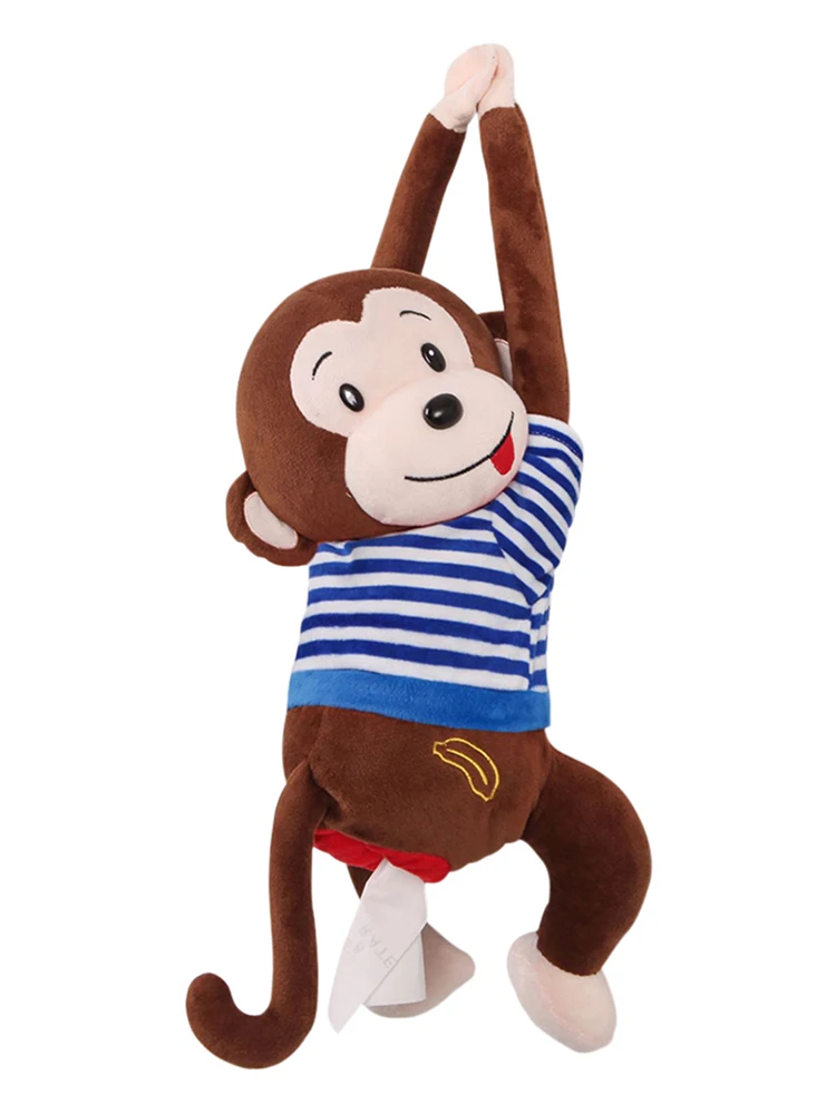 Мультяшная коробка для салфеток с животными обезьянами автомобилями подвесной