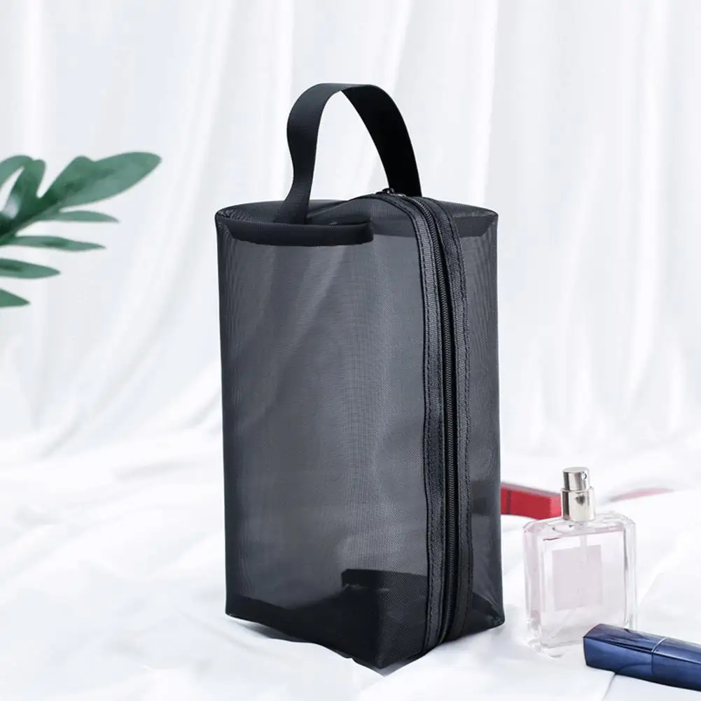 

Portable Transparent Travel Cosmetic Bag Makeup Case Toiletry Storage Pouch