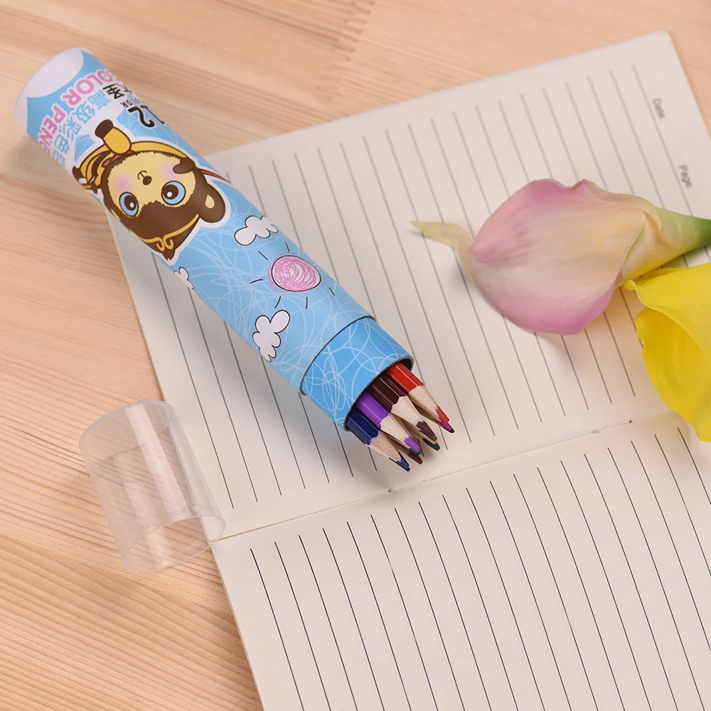 Профессиональные цветные карандаши с мягким сердечником треугольной формы