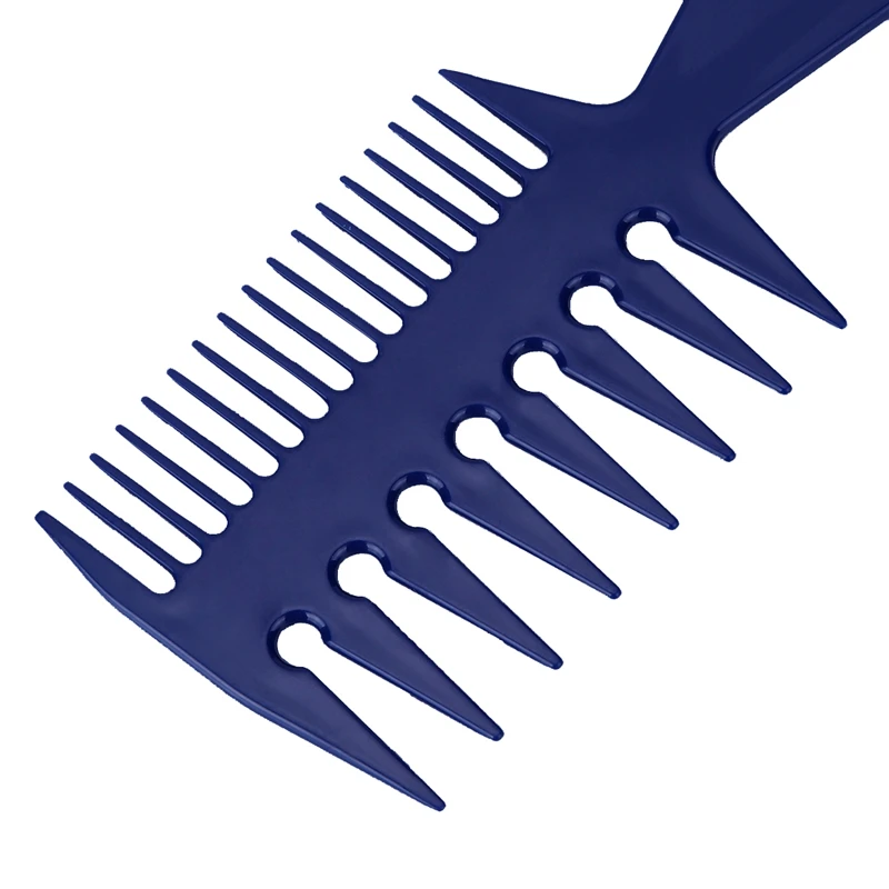 HOT!4PCS Professional Double Side Tooth Combs Fish Bone Shape Hair Brush Barber Dyeing Cutting Coloring Man Hairsty | Красота и