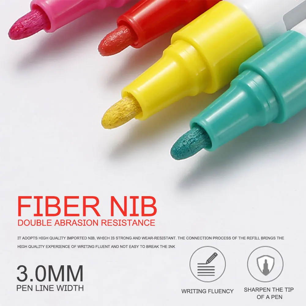 12 шт. водонепроницаемые цветные маркеры цветов|Украшения своими руками для