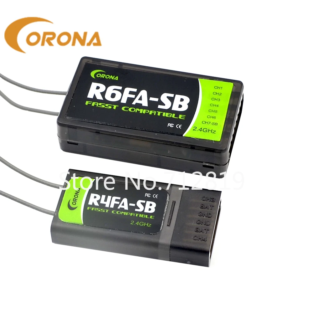 CORONA R4FA SB/ R6FA SB 2 4 GHZ FUTABA FASST совместимый с S.BUS ресивер для радиоуправляемого