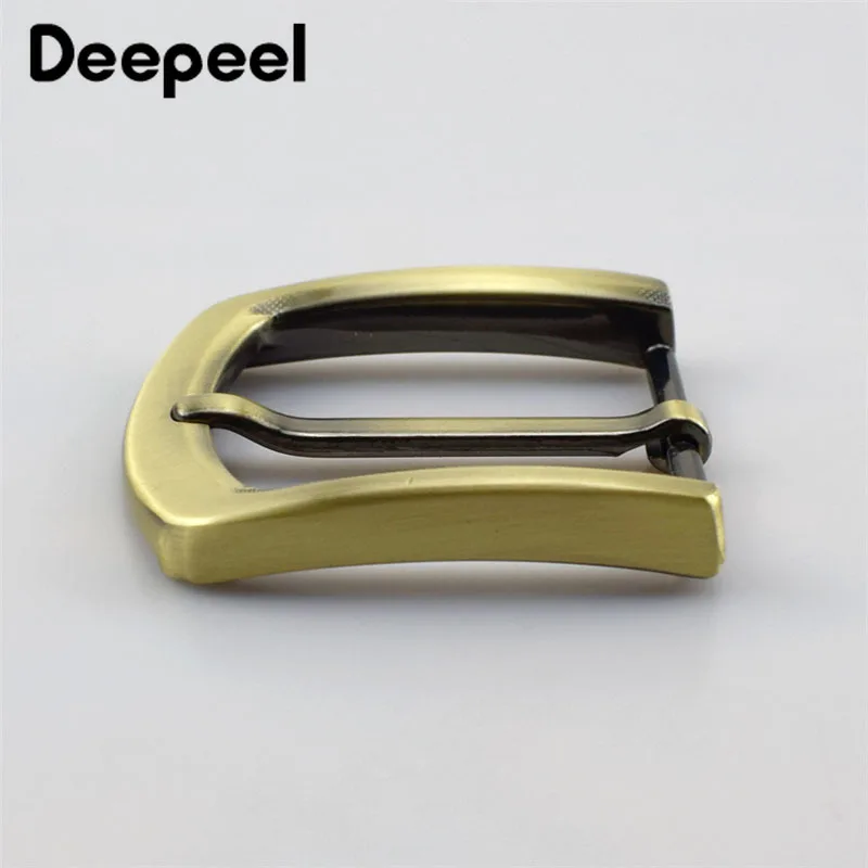Deepeel 4 см металлическая Античная латунная пряжка для ремня цельная булавка