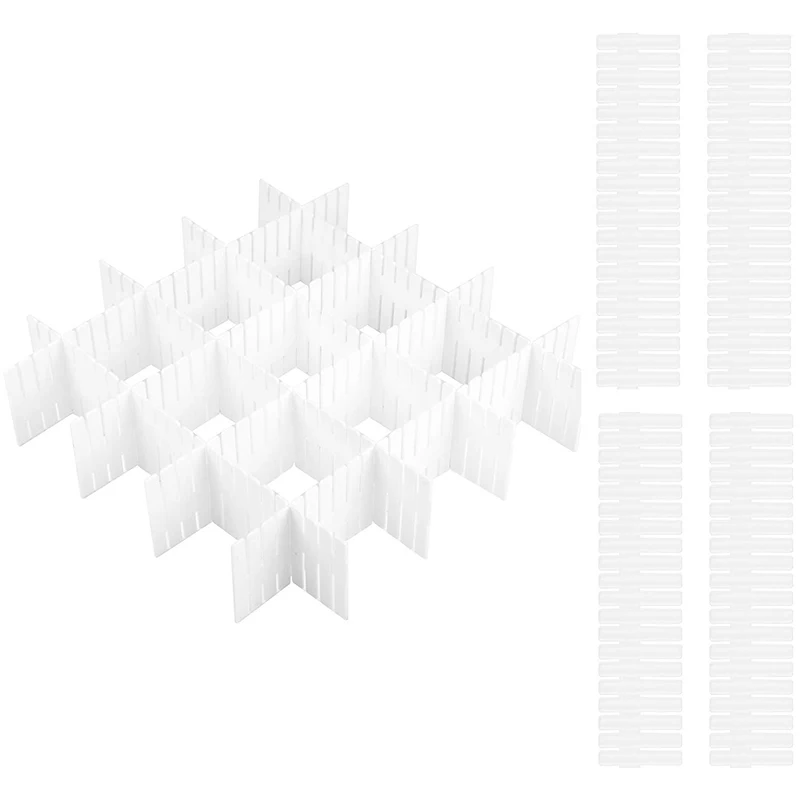 

Organizer Adjustable For Grid Clapboard Partition Drawer Container Dividers Tidy Underwear Socks Belt Or Office Supplies